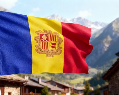 De Andorrese vlag