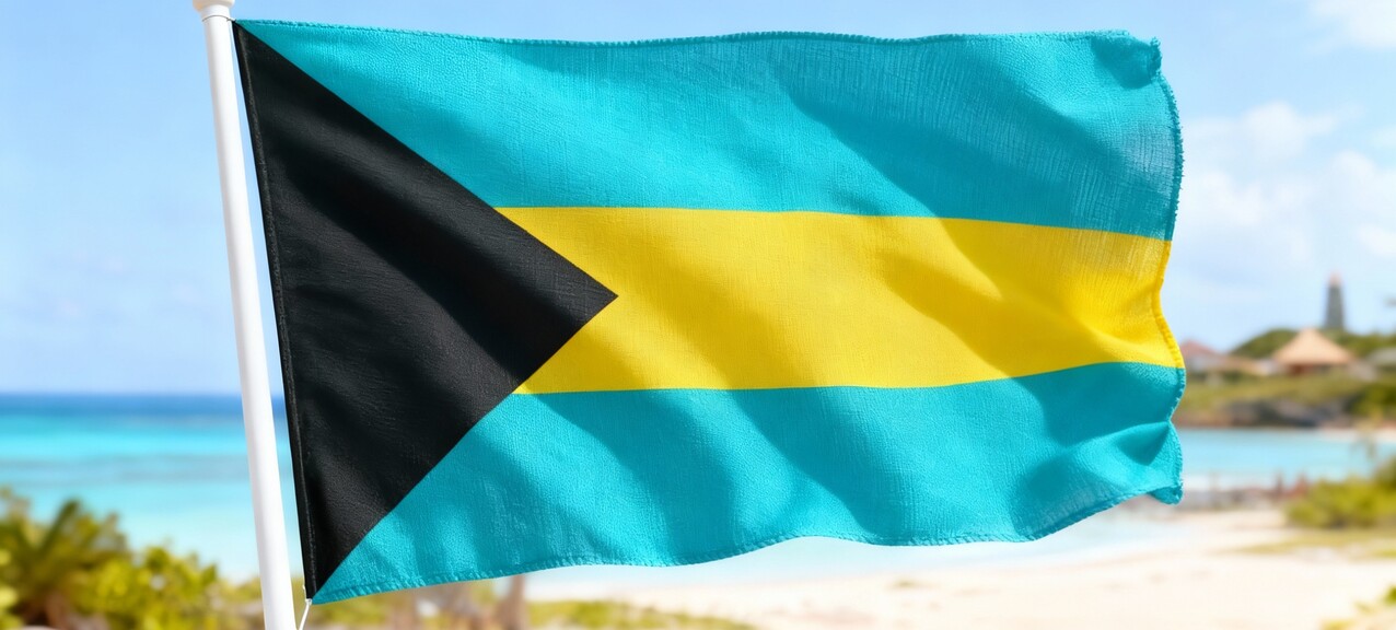 De Bahamas vlag