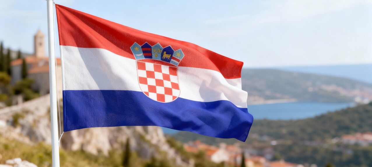 De Kroatische vlag