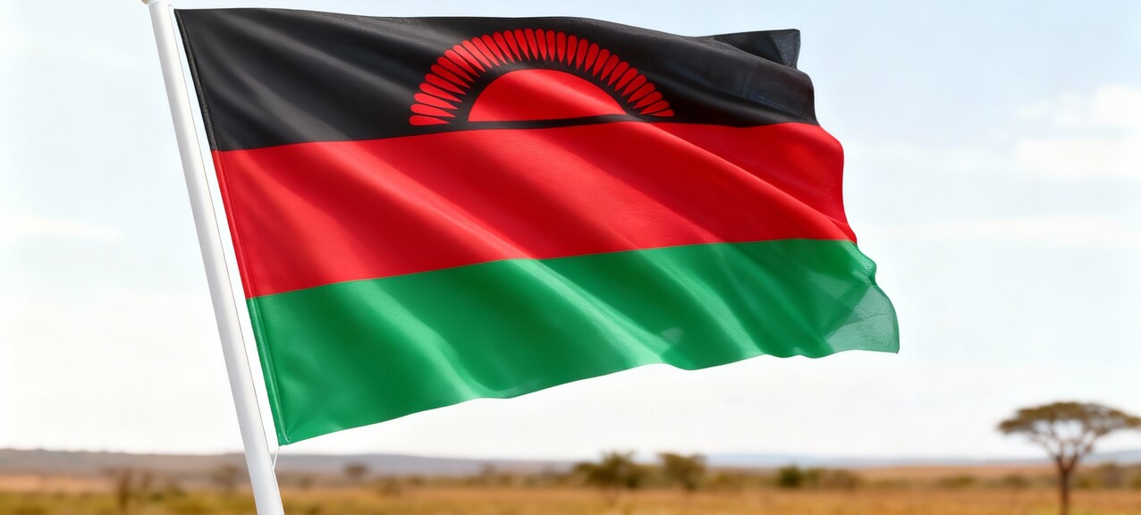 De Malawiaanse vlag