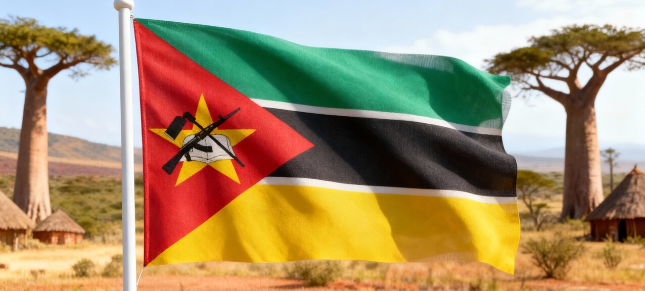 De Mozambikaanse vlag