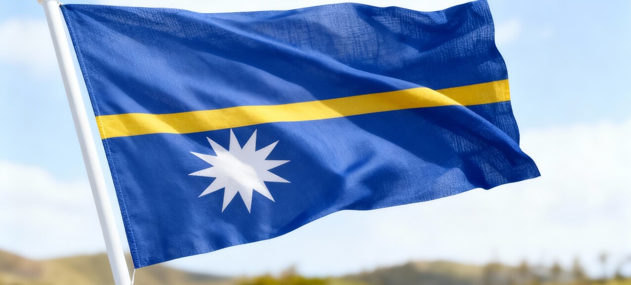 De Nauruaanse vlag