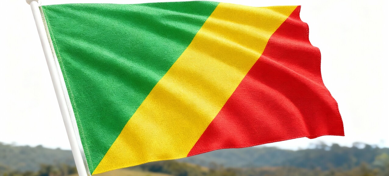 De vlag van Congo-Brazzaville