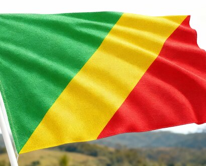 De vlag van Congo-Brazzaville
