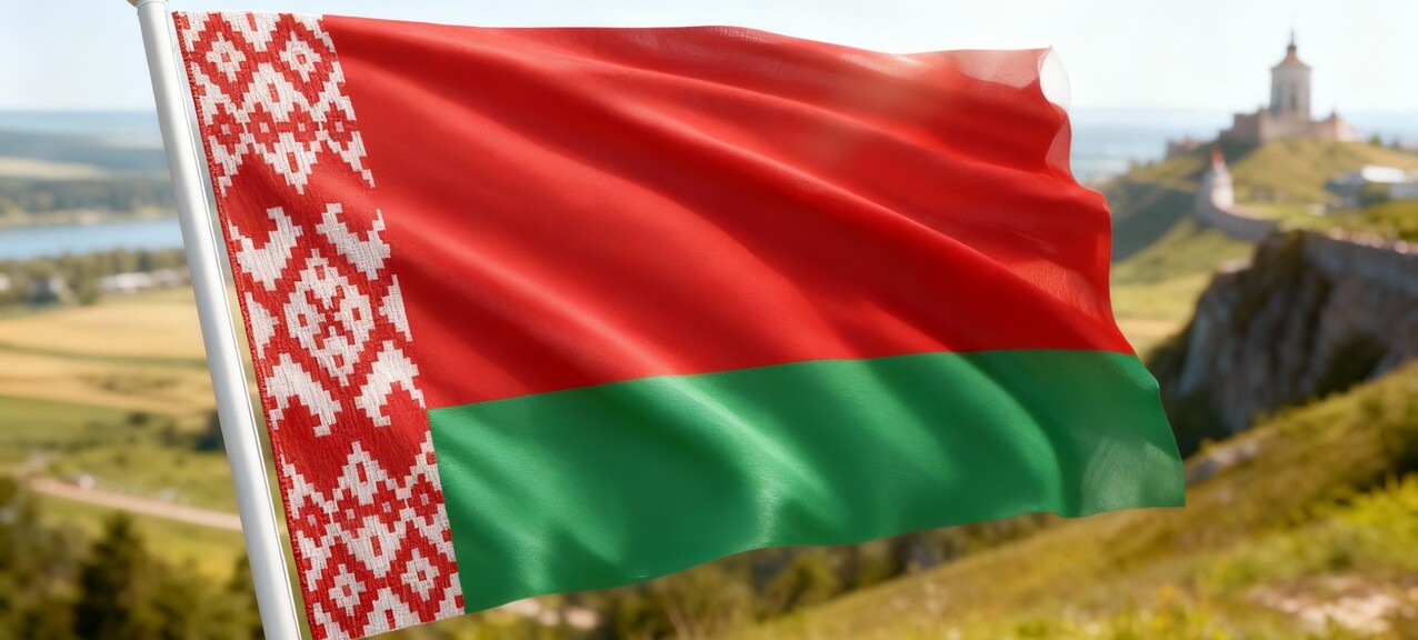 De Wit-Russische vlag