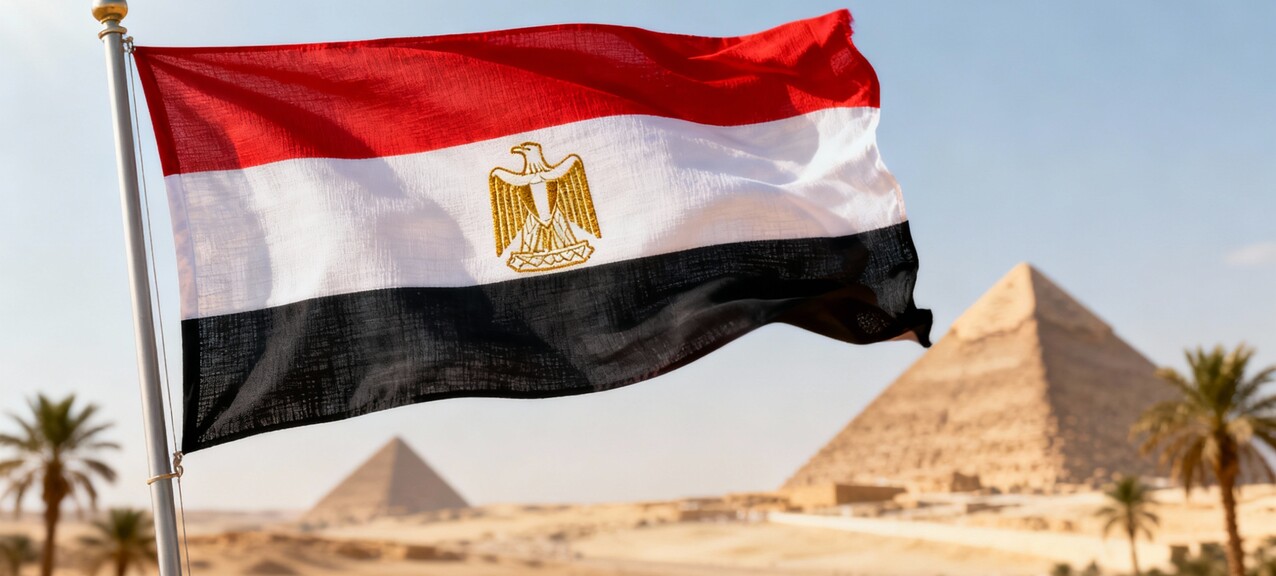 De Egyptische vlag