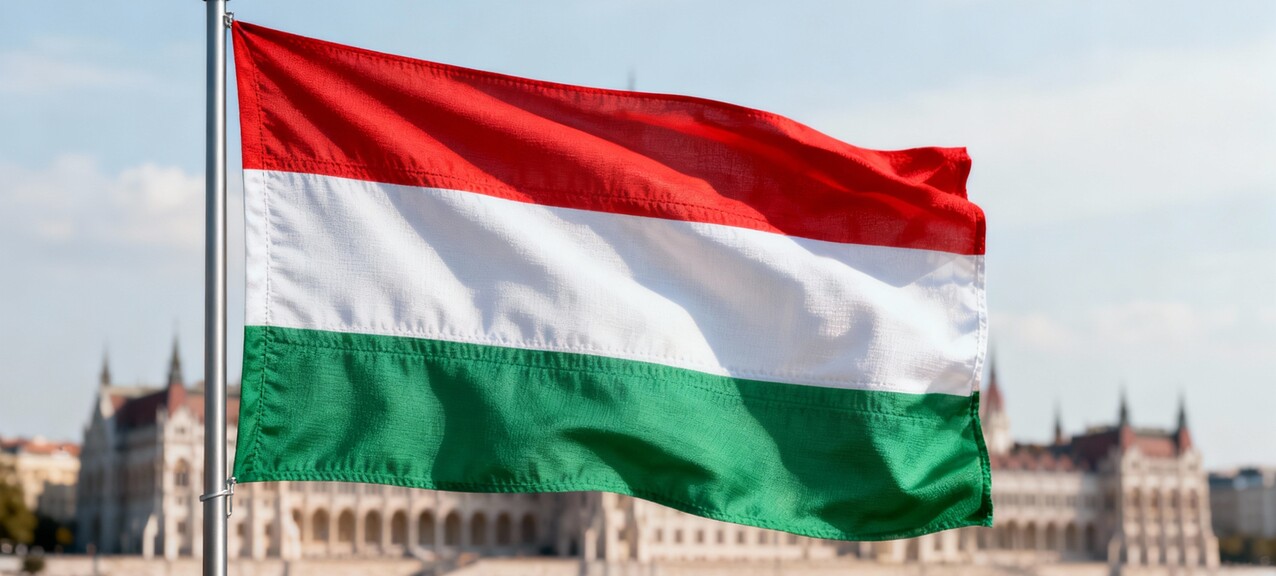 De Hongaarse vlag
