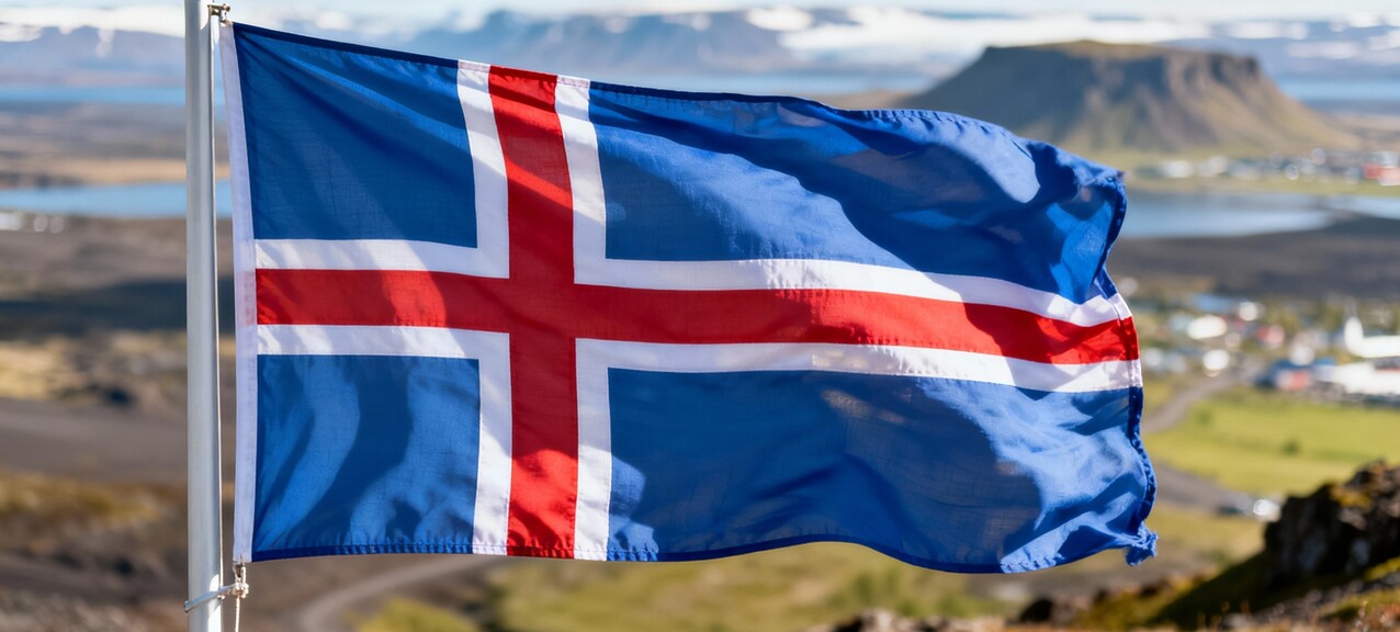 De Ijslandse vlag