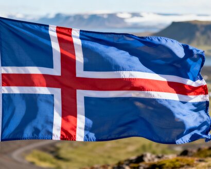 De Ijslandse vlag