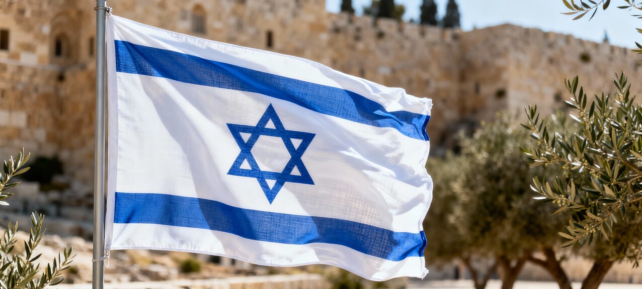 De Israëlische vlag