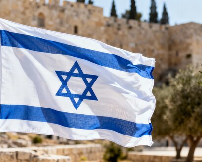 De Israëlische vlag