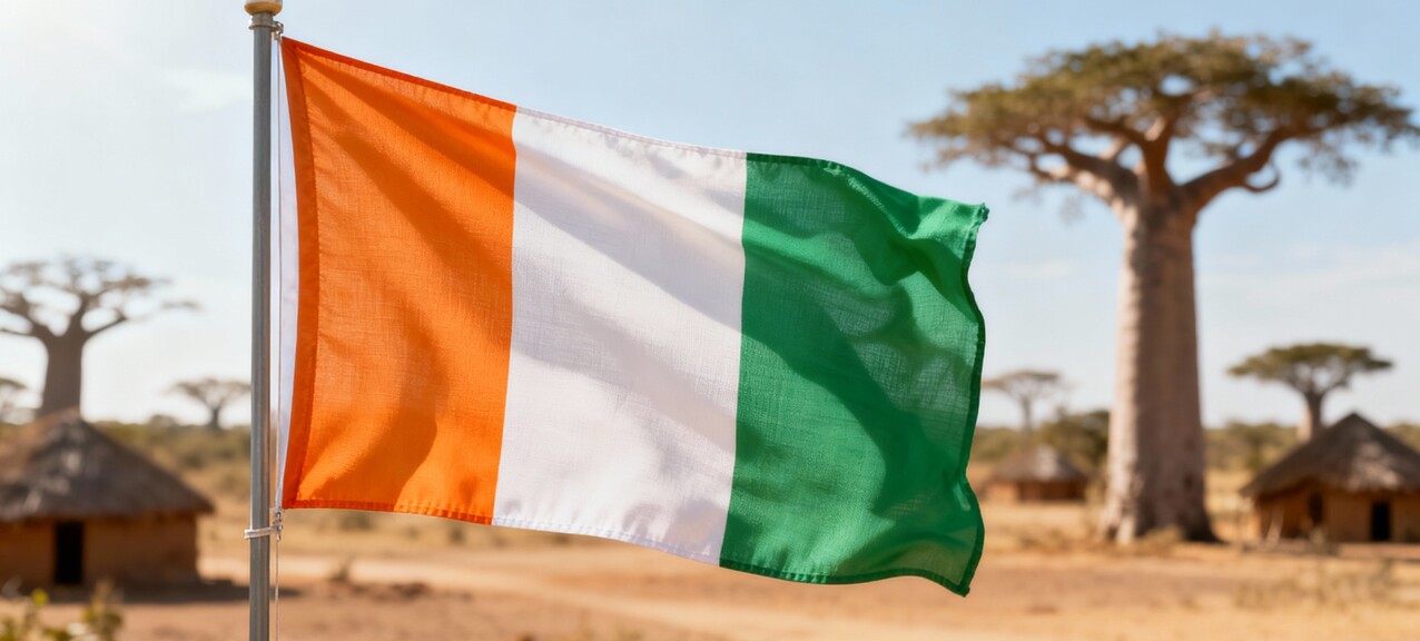 De Ivoriaanse vlag
