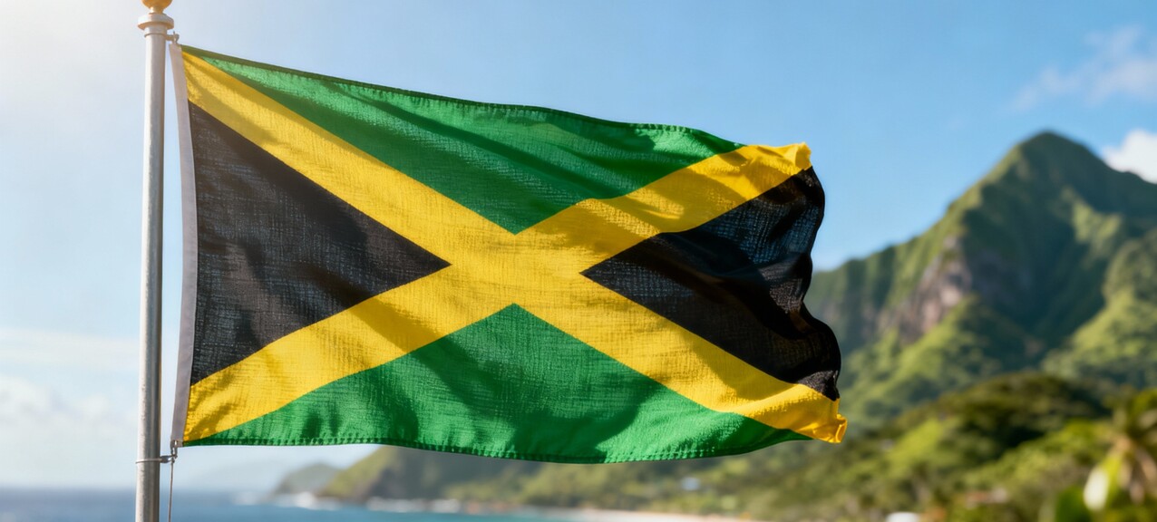 De Jamaicaanse vlag