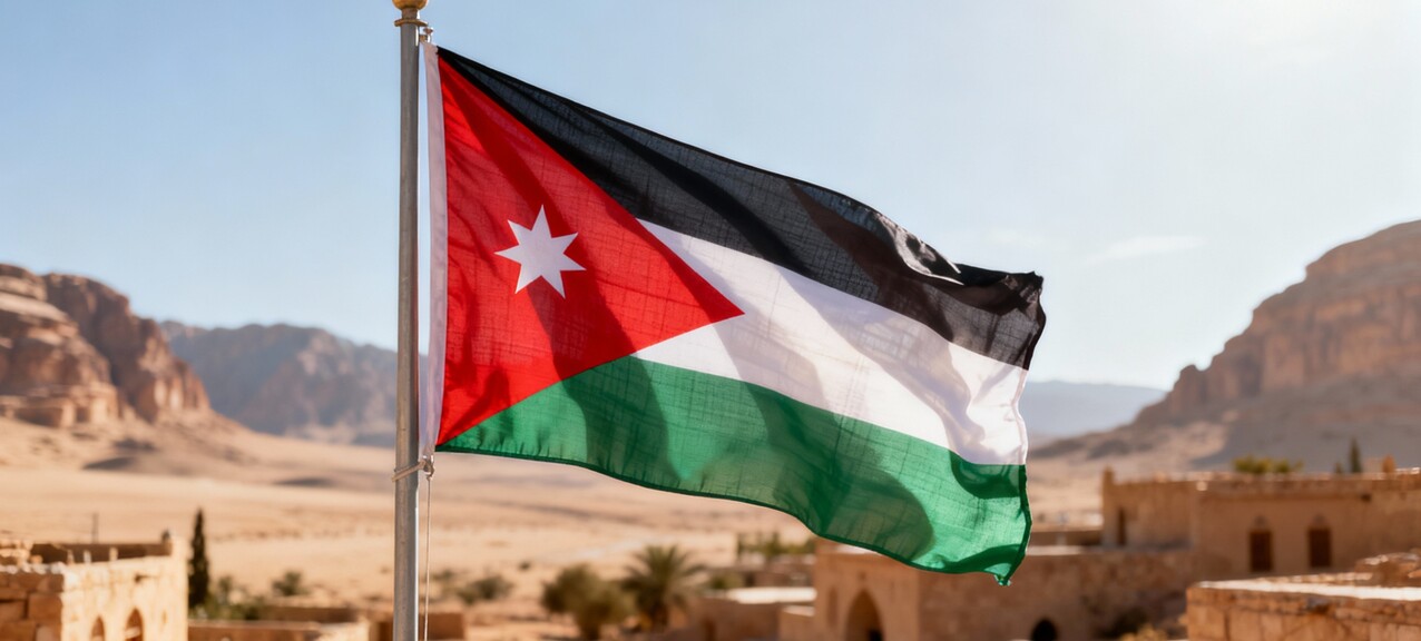 De Jordaanse vlag