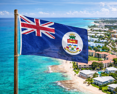 De Kaaimaneilanden vlag