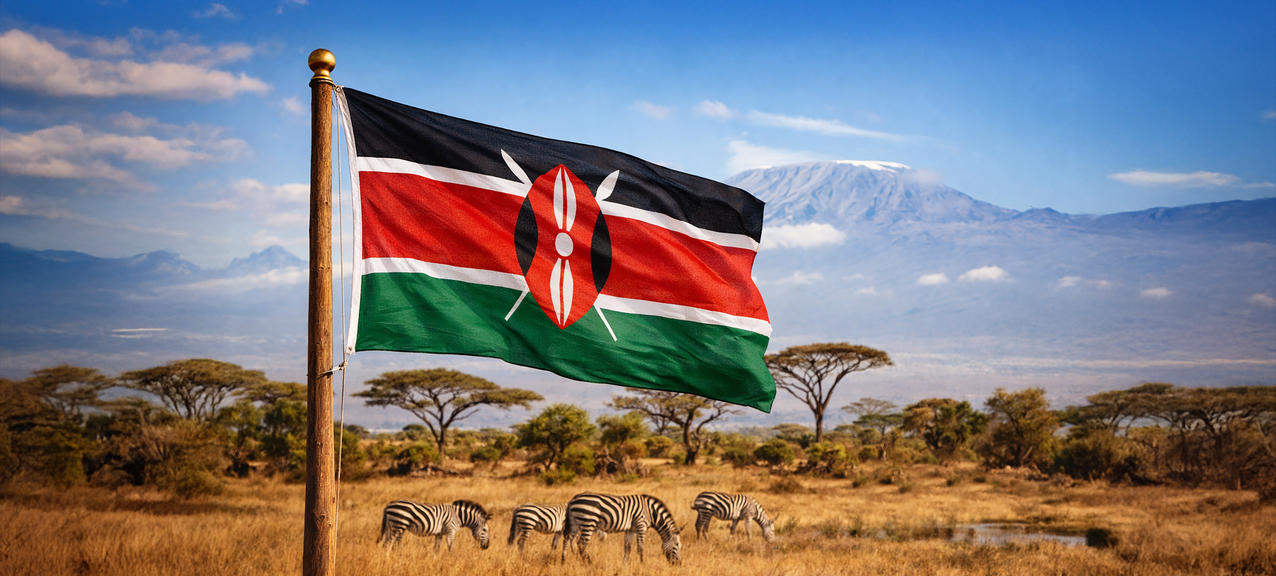 De Keniaanse vlag