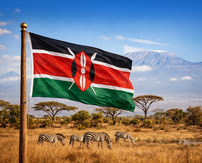 De Keniaanse vlag