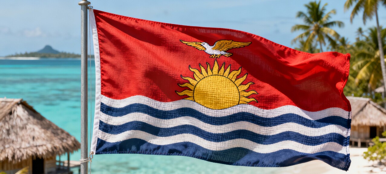 De vlag van Kiribati
