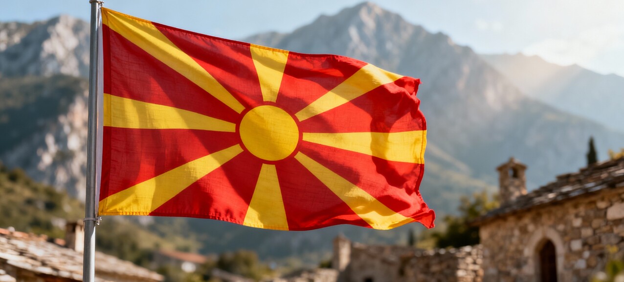 De Macedonische vlag