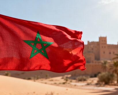 De Marokkaanse vlag
