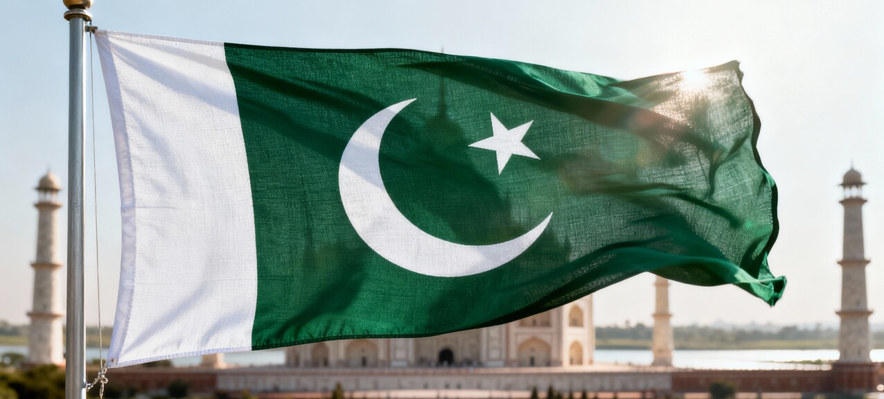 De Pakistaanse vlag