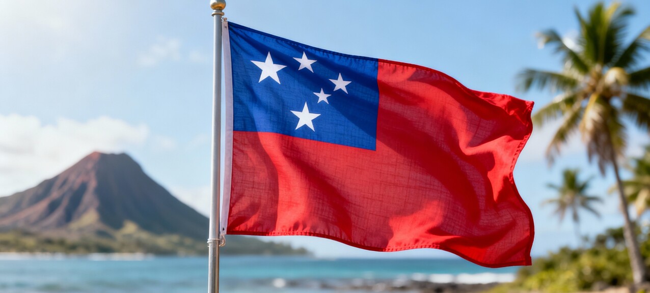 De Samoaanse vlag