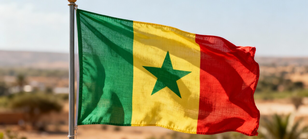 De Senegalese vlag