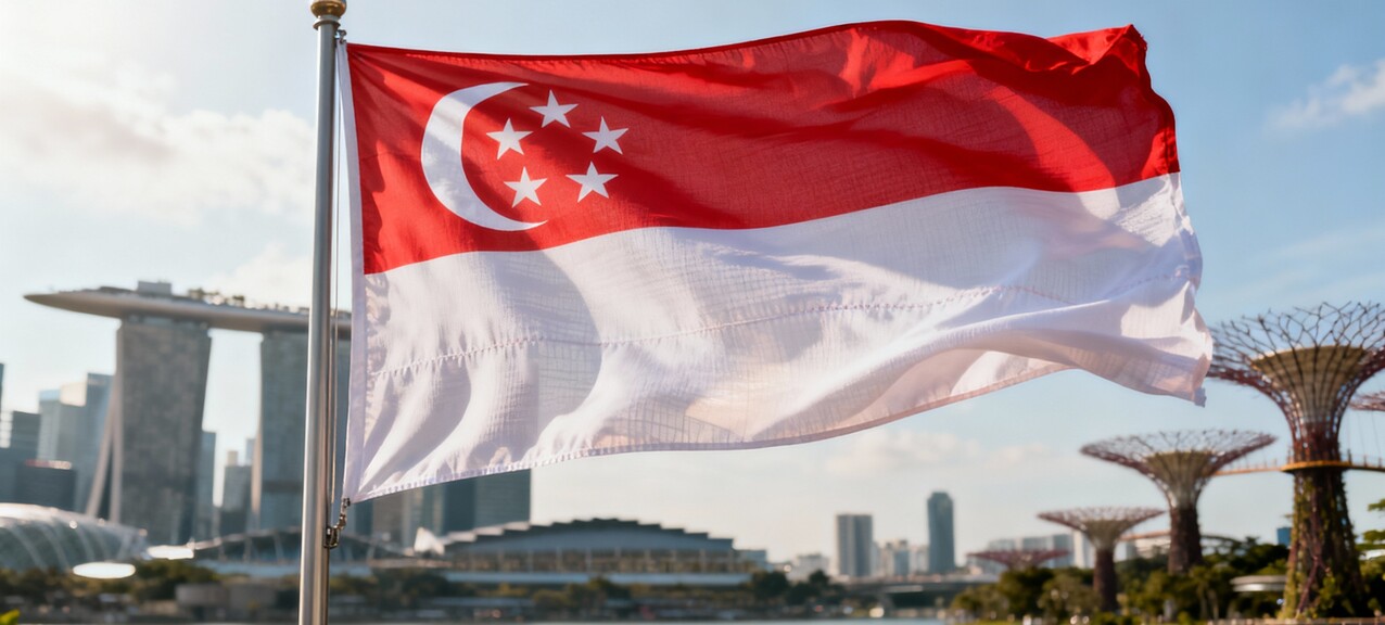 De Singaporese vlag