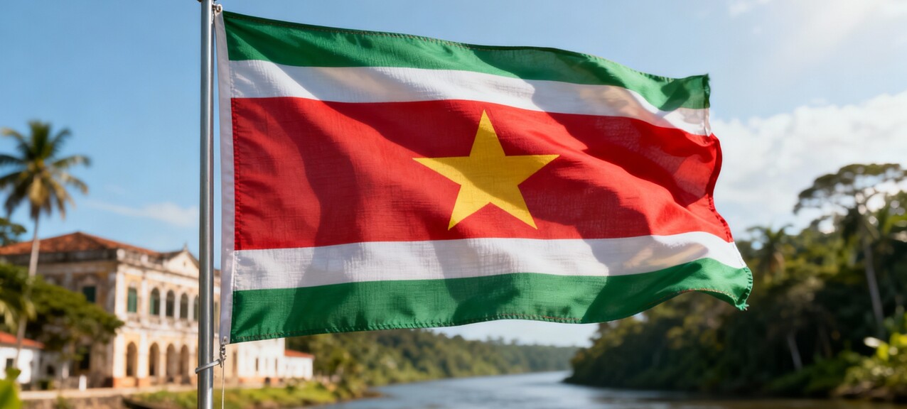De Surinaamse vlag