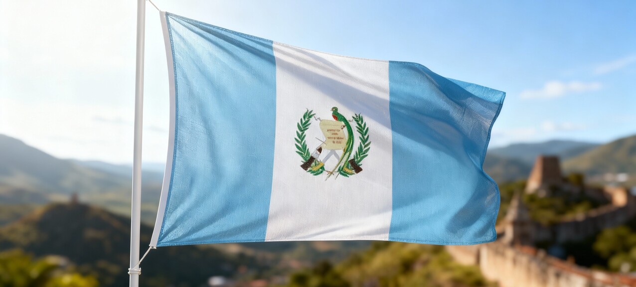 De Guatemalteekse vlag