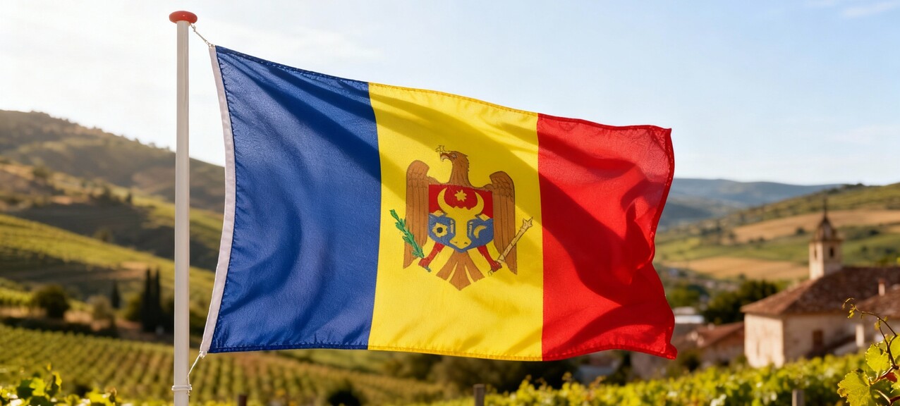 De Moldavische vlag