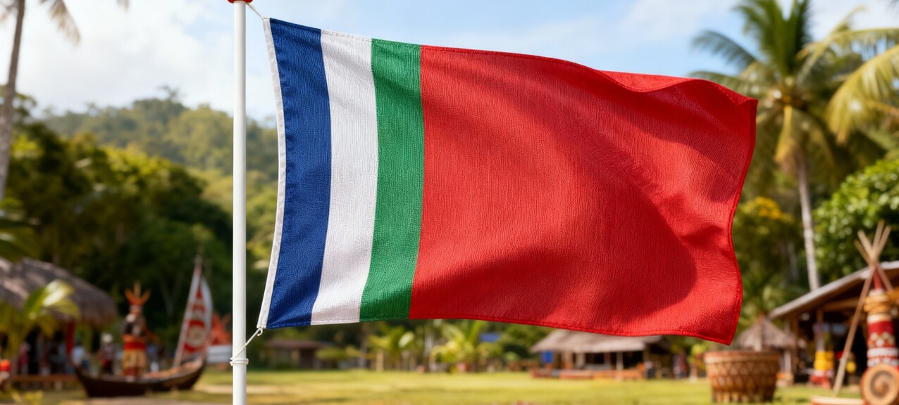 De Zuid-Molukse vlag