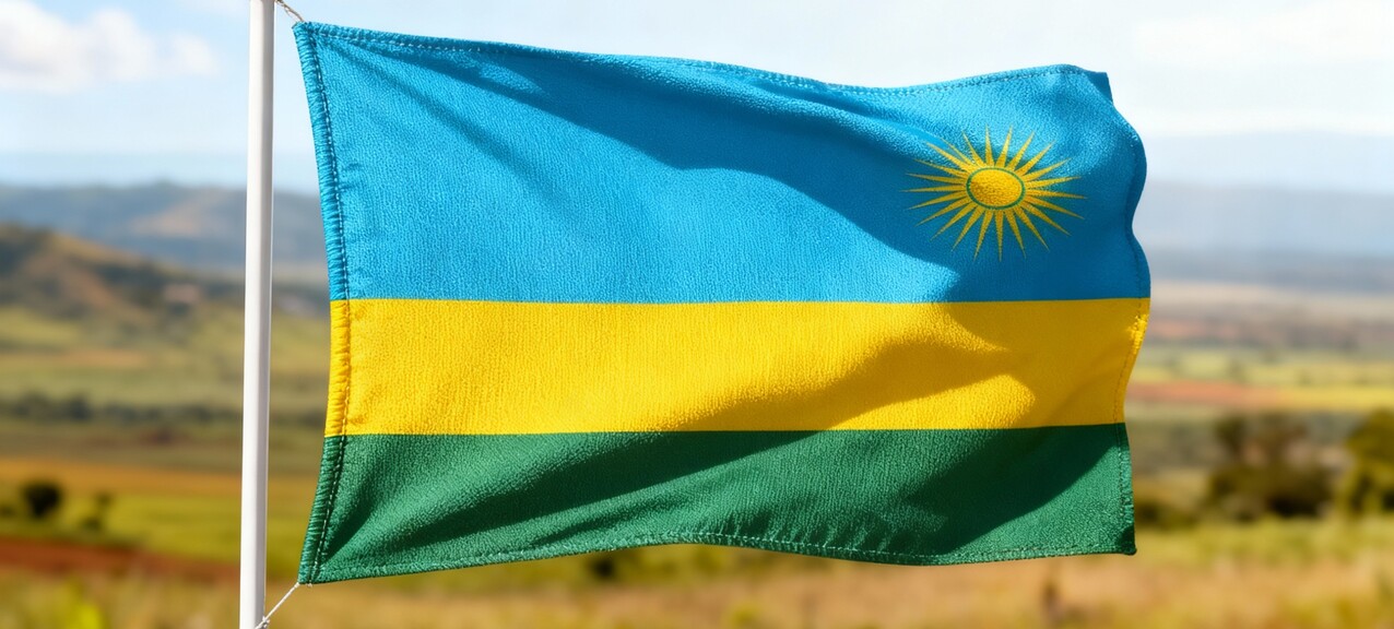 De Rwandese vlag
