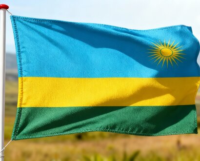 De Rwandese vlag