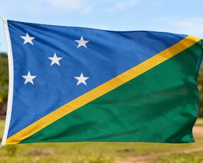 De Salomonseilanden vlag