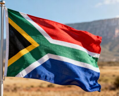 De Zuid-Afrikaanse vlag