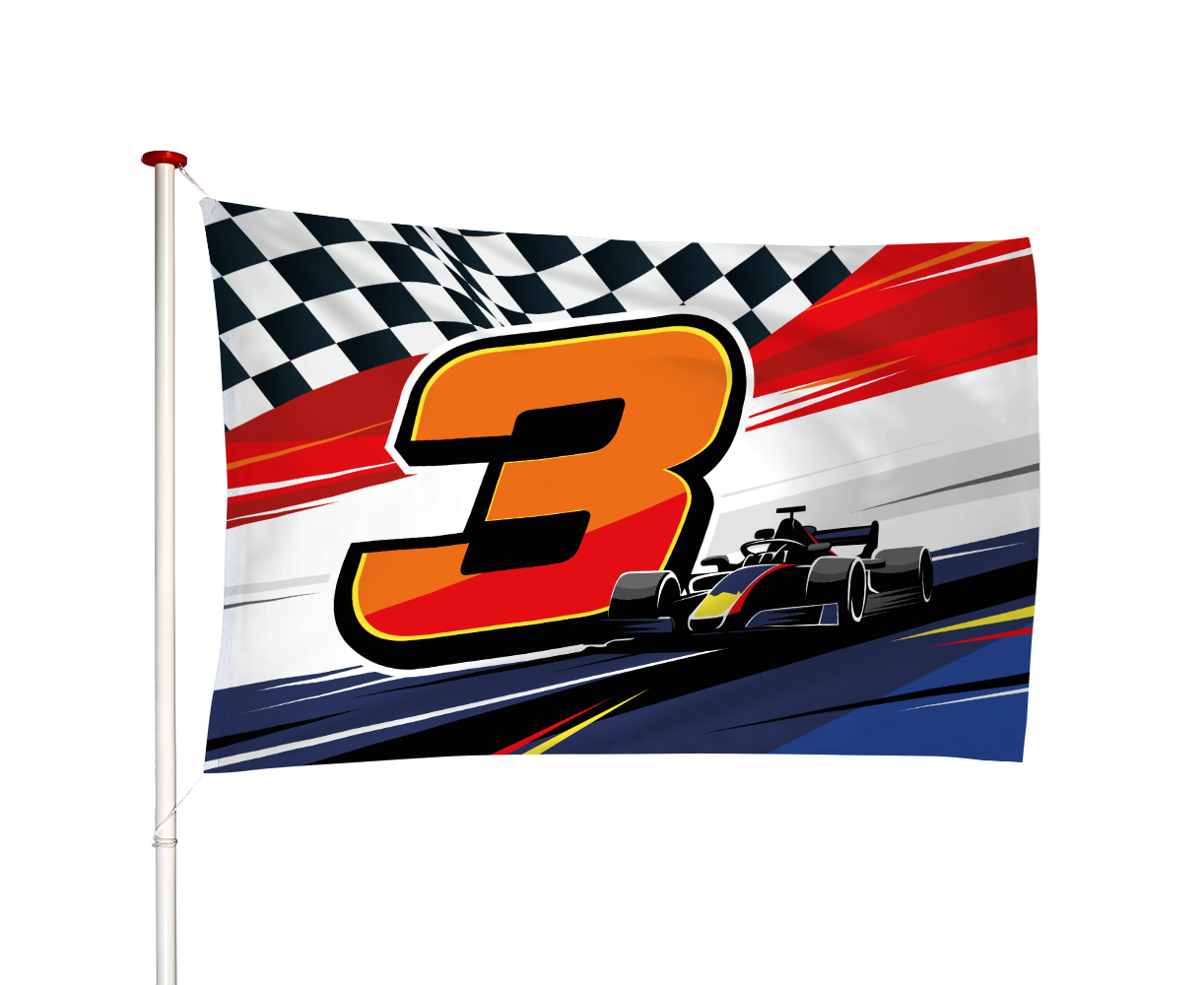 Max 3 Race Vlag