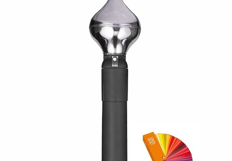 Polyester vlaggenmast 10 meter RAL-kleur