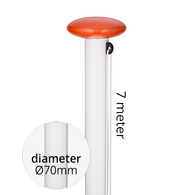Voordeelpakket Aluminium 7 meter Diameter 70mmØ