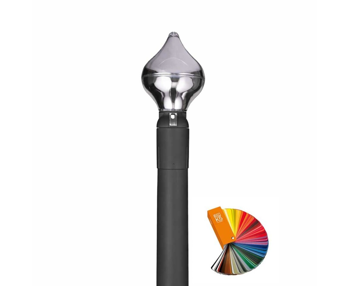 Polyester vlaggenmast 7 meter RAL-kleur