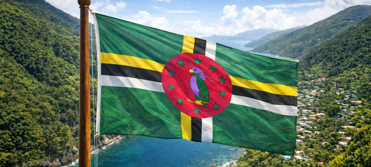 De Dominicaanse vlag