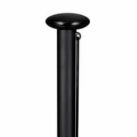 Aluminium Vlaggenmast Cilindrisch Zwart  5-9 Meter