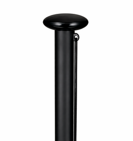 Aluminium Vlaggenmast Cilindrisch Zwart  5-9 Meter