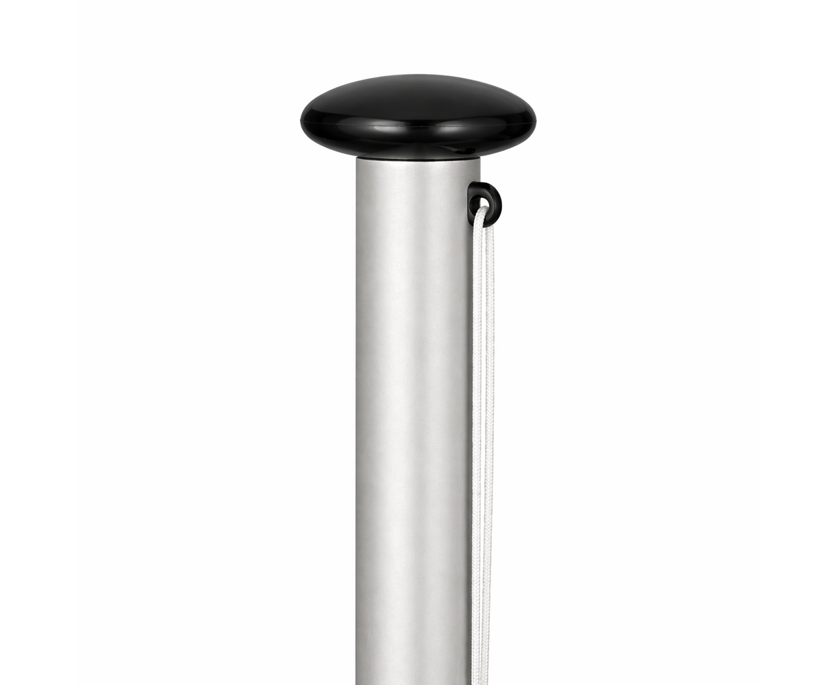 Aluminium vlaggenmast cilindrisch anode 5-8 meter