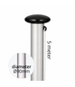 Aluminium vlaggenmast cilindrisch 5 meter ø90mm