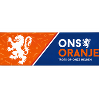 WK oranje spandoek 'Ons Oranje'