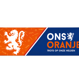 Oranje spandoek 'Ons Oranje'