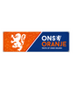 Oranje spandoek 'Ons Oranje'