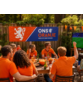 Oranje spandoek 'Ons Oranje'