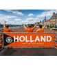 Oranje spandoek 'Trots op onze Helden'